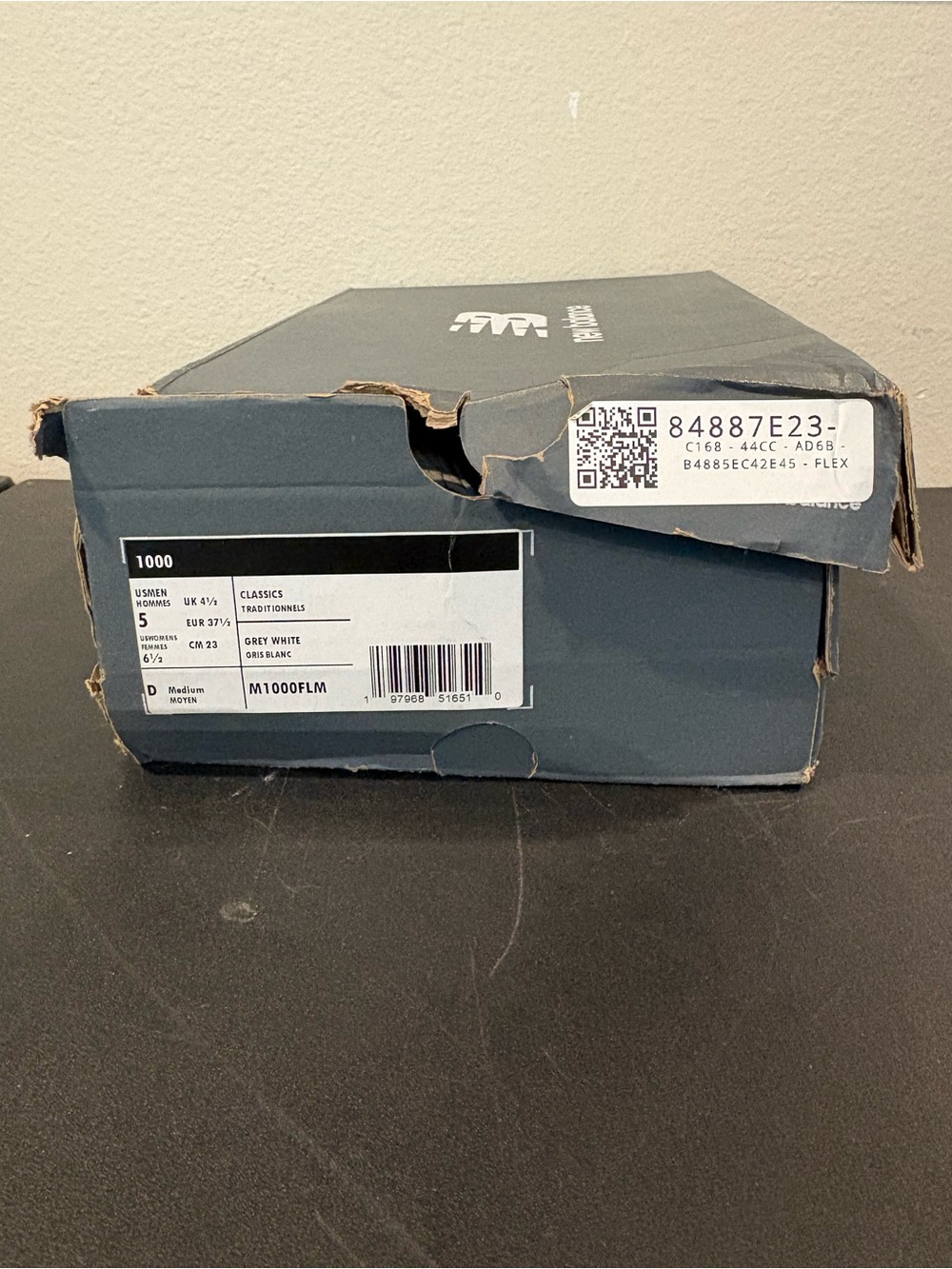 New Balance NB 1000 Women Grey/White Running Sneakers M1000FLM Sz 6.5 New In Box - Picture 8 of 10